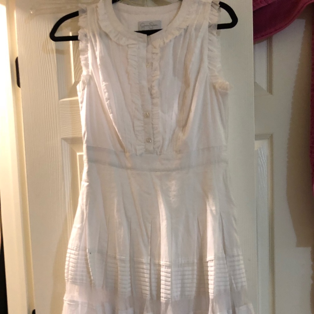 Jessica Simpson white dress size 6 summer party